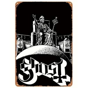 Ghost Papa Emeritus II 8"x12" Tin